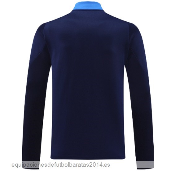Nuevo Ropa Deportiva Con Cremallera Larga Juventus 24/25 Azul Marino Naranja Baratas